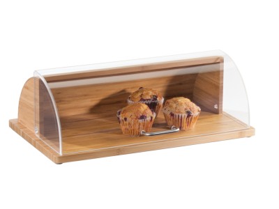 Bamboo Roll Top Tray - 20" x 12"