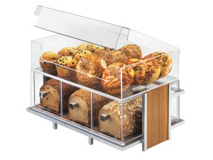Eco Modern Merchandiser 3 Drawer Bread Box