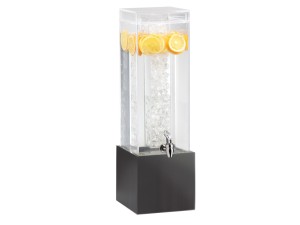 Midnight 3 Gallon Beverage Dispenser with  Ice Chamber