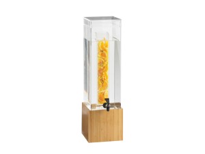 Bamboo 3 Gallon Beverage Dispenser with Infusion Chamber