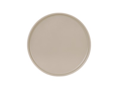 Hudson 8" Low Rim Plate-Taupe