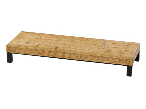 Madera Rectangle Wood Riser - 20" x 7" x 3"