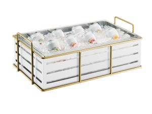 Empire Ice Housing with Clear Pan - 12" x 20"  White