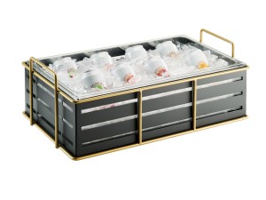 Empire Ice Housing with Clear Pan - 12" x 20" Black