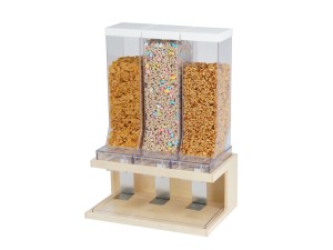 Blonde Push Tab Cereal Dispenser