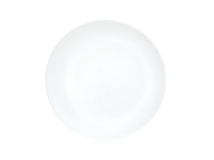 Shallow Coupe White  7" Melamine Plate