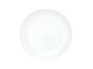 Shallow Coupe White  9" Melamine Plate