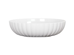 Scalloped Bowl White - 78oz