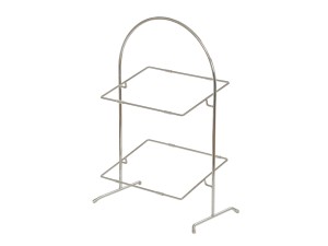 2 Tier 10X14 Bakery Stand-Chrome