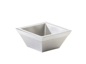 Cold Concept Square Stainless Steel Bowl - 7" x 7" x 4"