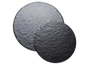 Faux Slate 12" Round Serving Boards
