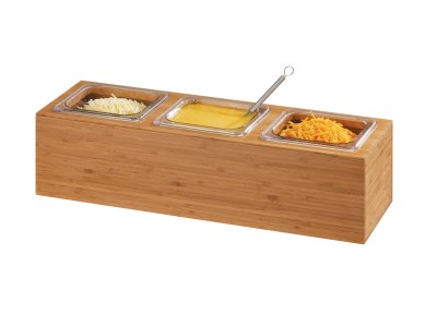Bamboo Action Station - 1/6 Size Pan Unit - 11 3/4" x 7 1/2" x 6 1/4"