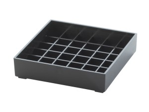 Classic 4" Black Square Drip Tray