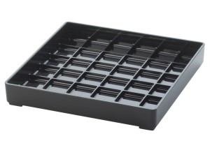 Classic 6" Black Square Drip Tray