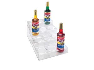 Clear Acrylic 4 Tier - 12 Bottle Organizer