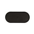 Hudson 13X6 Oval Platter - Black