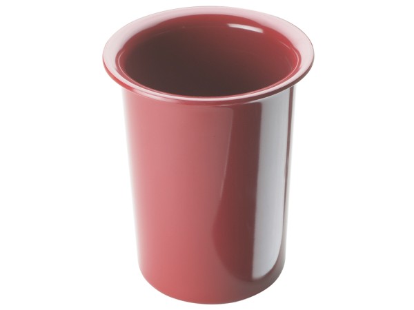 Cranberry Solid Melamine Cylinder