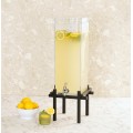 One By One Black 3 Gallon Beverage Dispenser with Ice Chamber