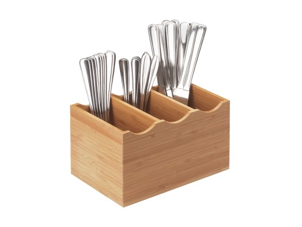 Bamboo Flatware Display