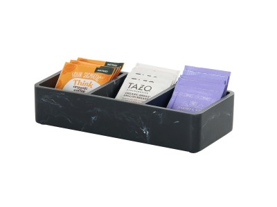 Resin Packet Organizer-Black Swirl