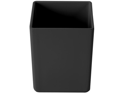 Black Melamine Box - 5" x 5" x 6"