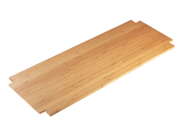 Bamboo 12" x 32" Rectangular Riser Shelf