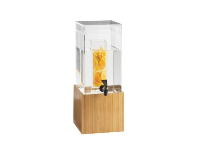 Bamboo 1.5 Gallon Beverage Dispenser with Infusion Chamber