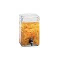 2 Gallon Square Glass Beverage Dispenser and Infusion Jar