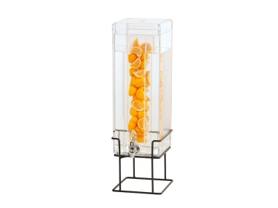 Milo Black Square Beverage Dispenser-Infusion