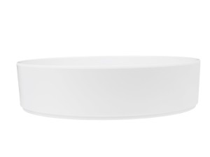 Hudson - White 72 oz. Raised Rim Melamine Bowl