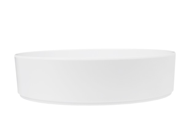 Hudson - White 72 oz. Raised Rim Melamine Bowl