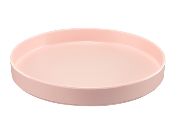 Hudson - Blush 12" Raised Rim Melamine Plate