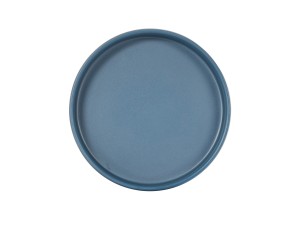 Hudson 6" Mel. Plate-Stone Blue