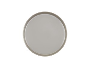 Hudson - Ash 8" Raised Rim Melamine Plate