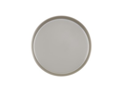 Hudson - Ash 8" Raised Rim Melamine Plate