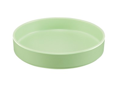 Hudson - Matcha 8" Raised Rim Melamine Plate