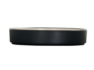 Hudson 8" Black and Ivory Plate