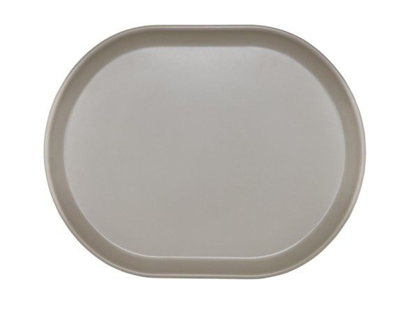 Hudson - Ash Oval Melamine Platter 14" x 11 1/4"