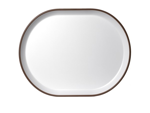 Hudson - Stoneware Oval Melamine Platter 14" x 11 1/4"