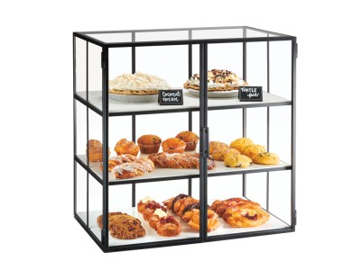 Monterey 3 Tier Bakery Display Case - 21" x 18 1/4" x 23"