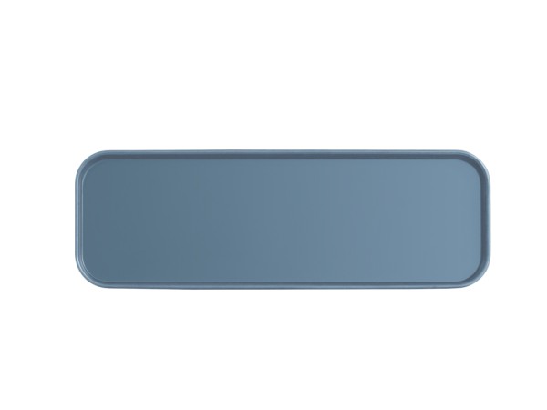 Hudson 4x12 Stone Blue Melamine Tray