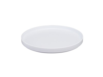 Hudson - White 10" Low Rim Melamine Plate