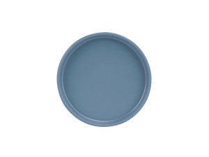 Hudson - Stone Blue  6" Low Rim Melamine Plate