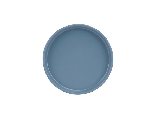 Hudson - Stone Blue  6" Low Rim Melamine Plate