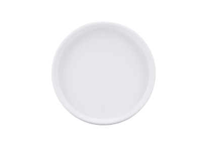 Hudson - White  6" Low Rim Melamine Plate