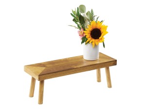 Madera Angled Wood Riser - 20" x 7" x 7"