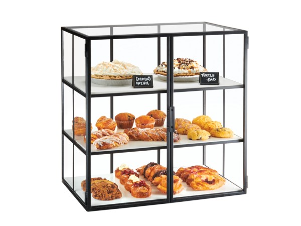 Monterey 3 Tier Bakery Display Case - 26 1/2" x 17" x 26 3/4"