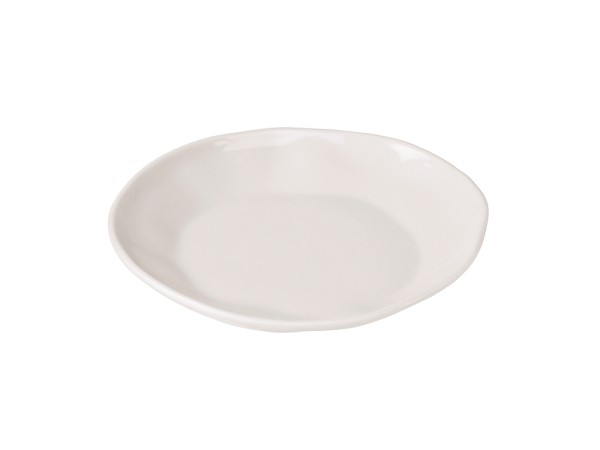 Marin 6 1/2" Ivory Melamine Plate