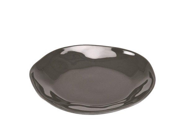 Marin 8 3/4" Cinder Melamine Plate