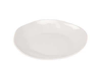 Marin 8 3/4" Ivory Melamine Plate